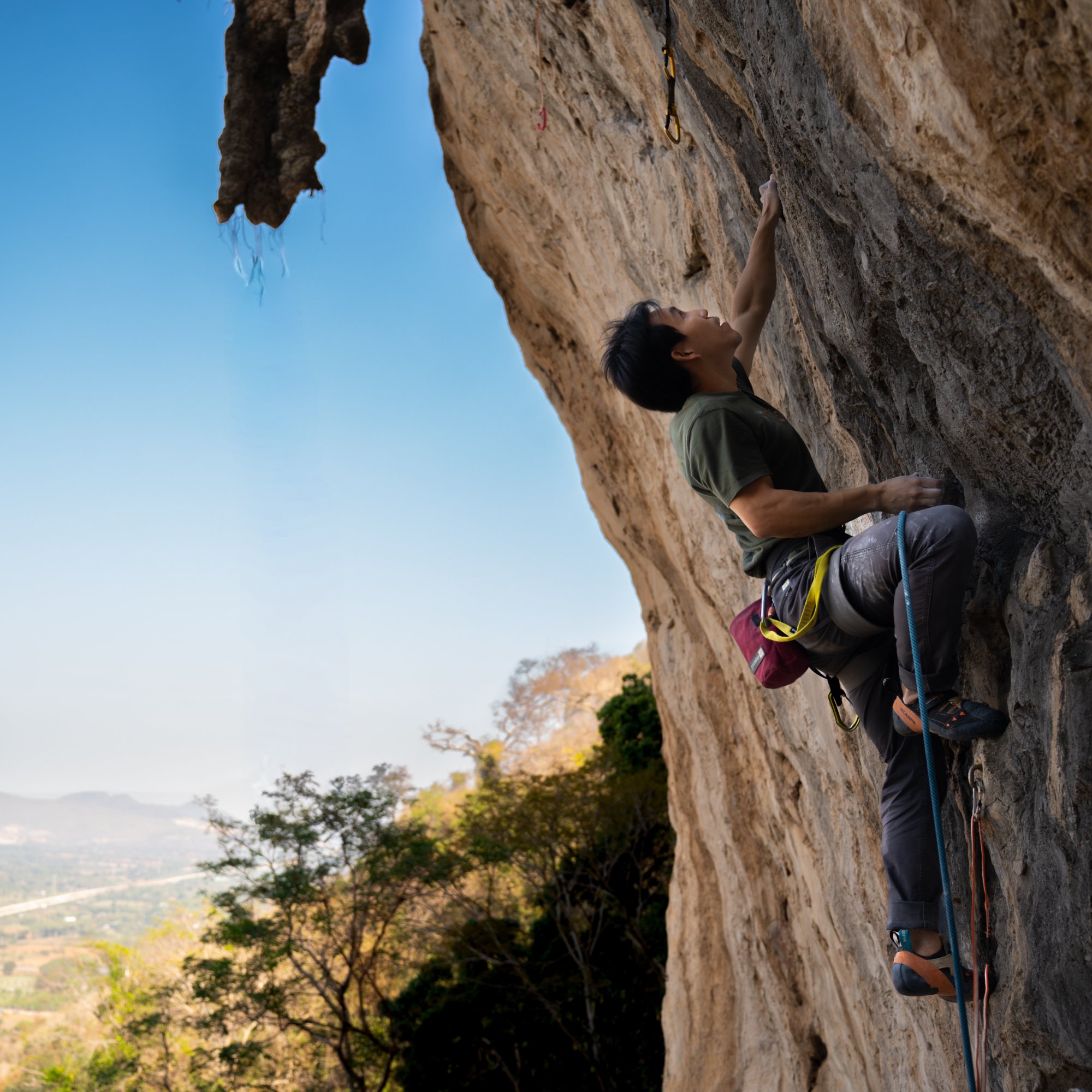 Outdoor Rock Climbing